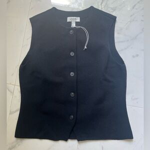 Cos - knitted cotton vest